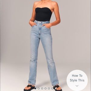 Abercrombie &Fitch Ultra High Rise Vintage Flare Jeans Size 4Long NWOT